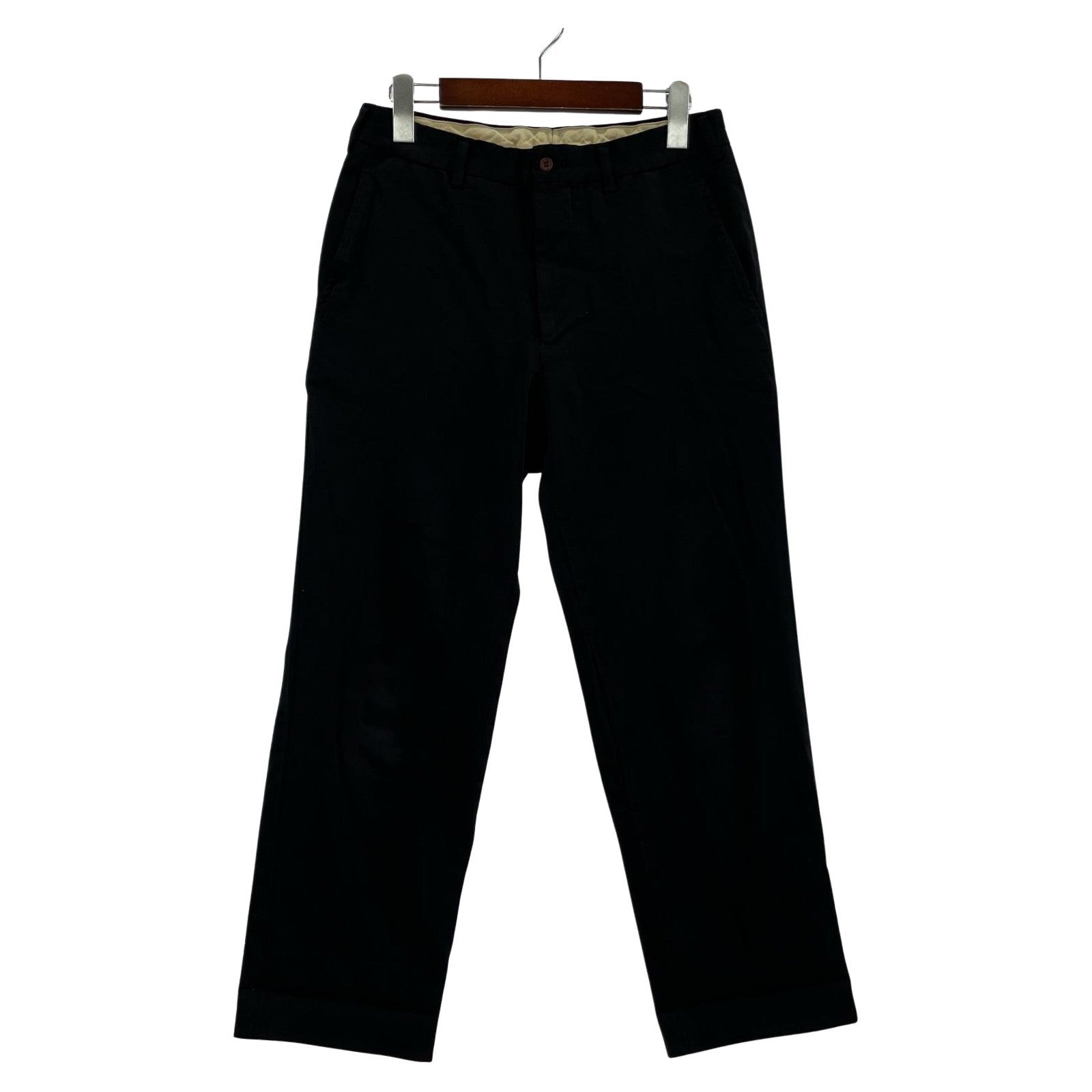 パンツ COMME des GARCONS HOMME DEUX ポリ縮絨 スラックス L ブラック ブラック