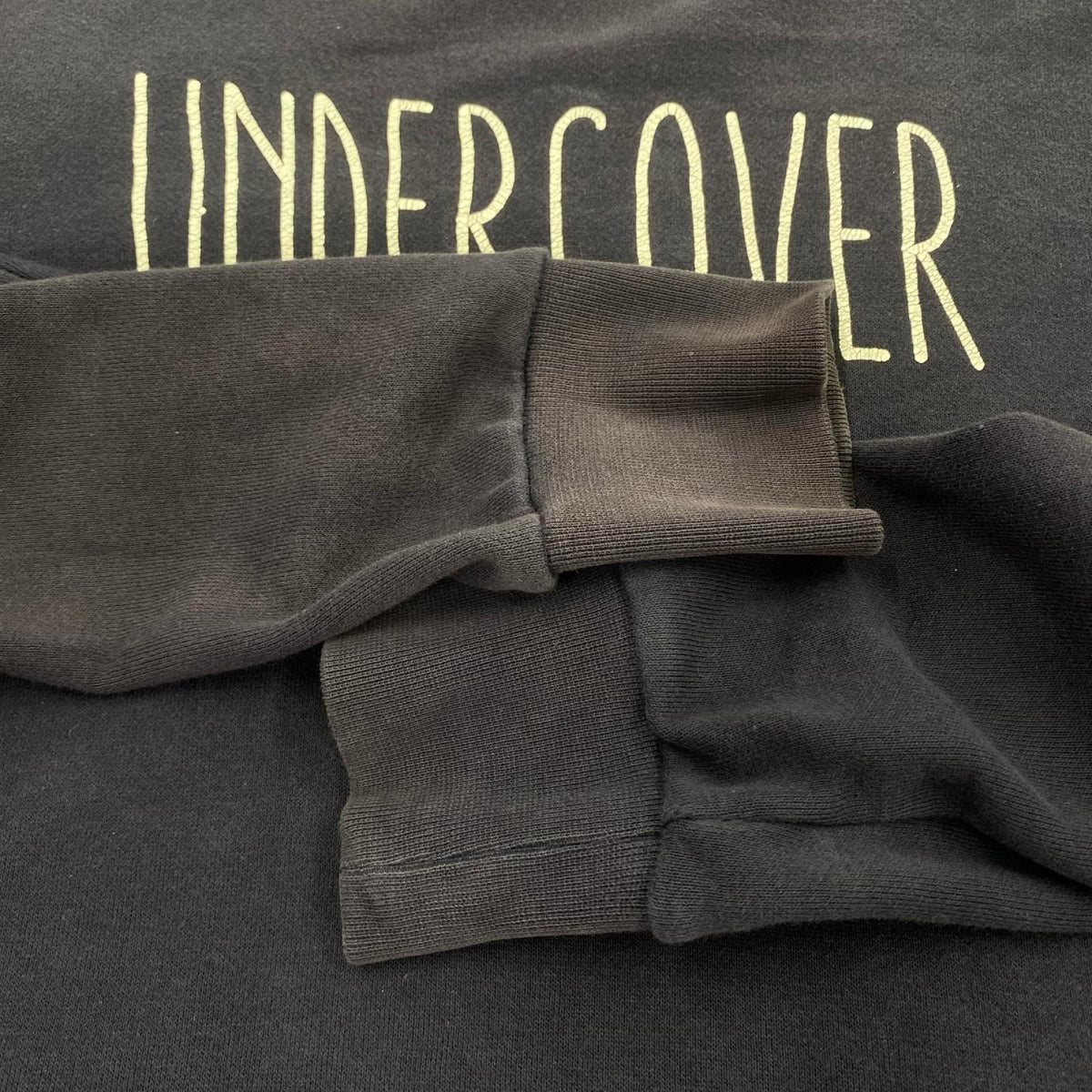 スウェット UNDERCOVER プリントスウェット 紺 (L) L ネイビー