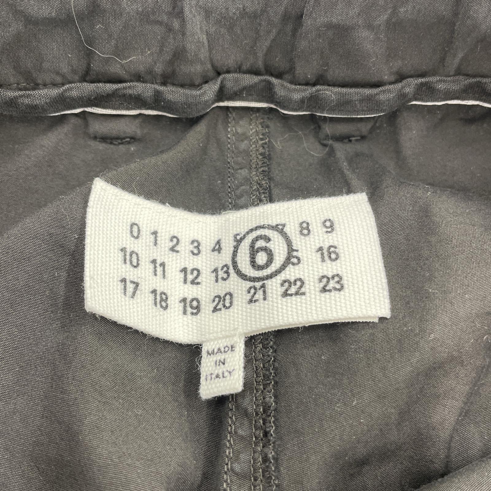 パンツ MM6 25SS ペインタートラウザーズ 44 ブラック 44 ブラック
