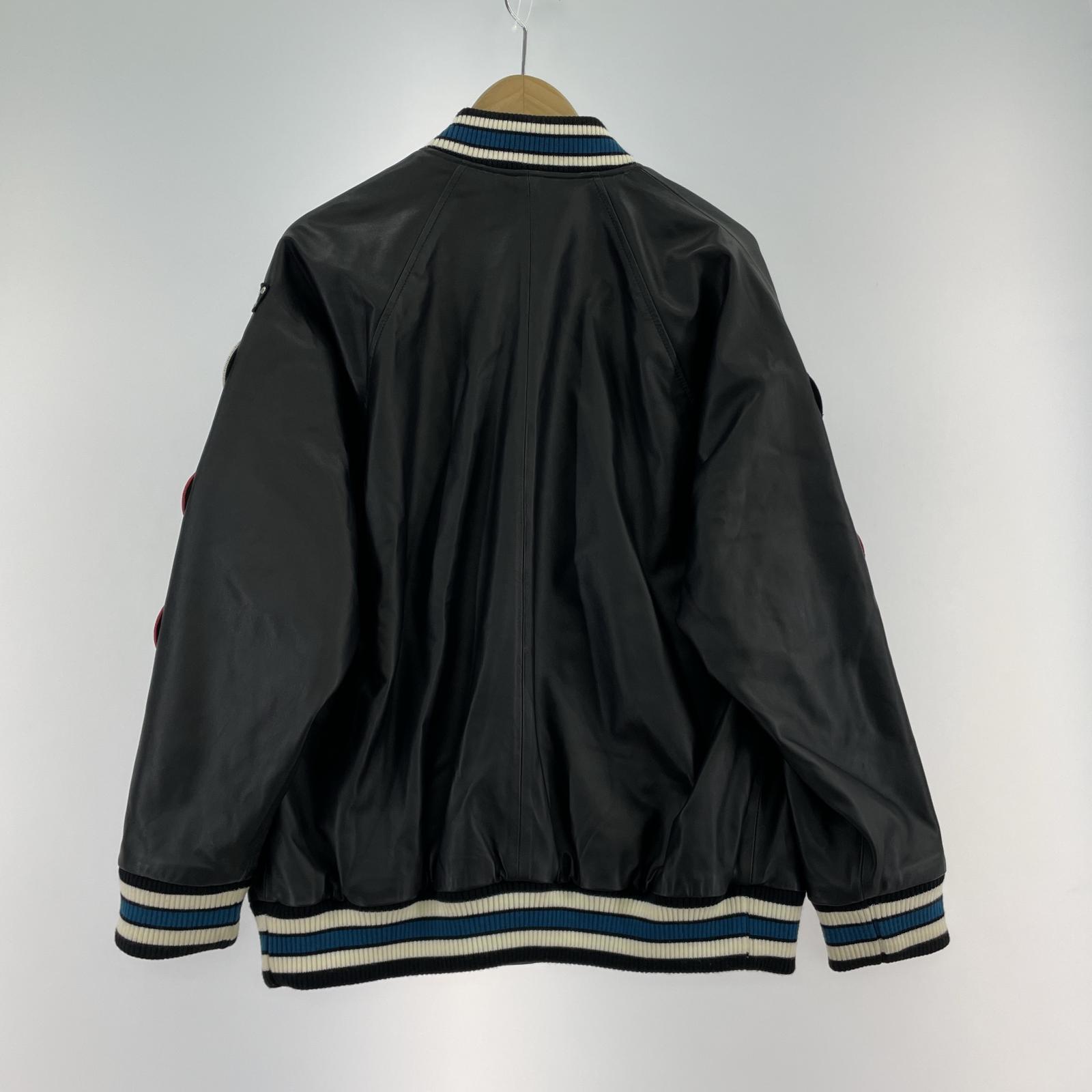 レザージャケット ラムレザーブルゾン BLK フリー ブラック