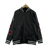 レザージャケット ラムレザーブルゾン BLK フリー ブラック