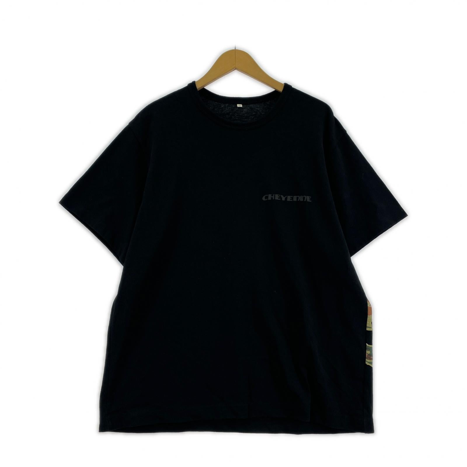 半袖Tシャツ KHOKI/25ss/Cowboy print T-shirt 3 ブラック