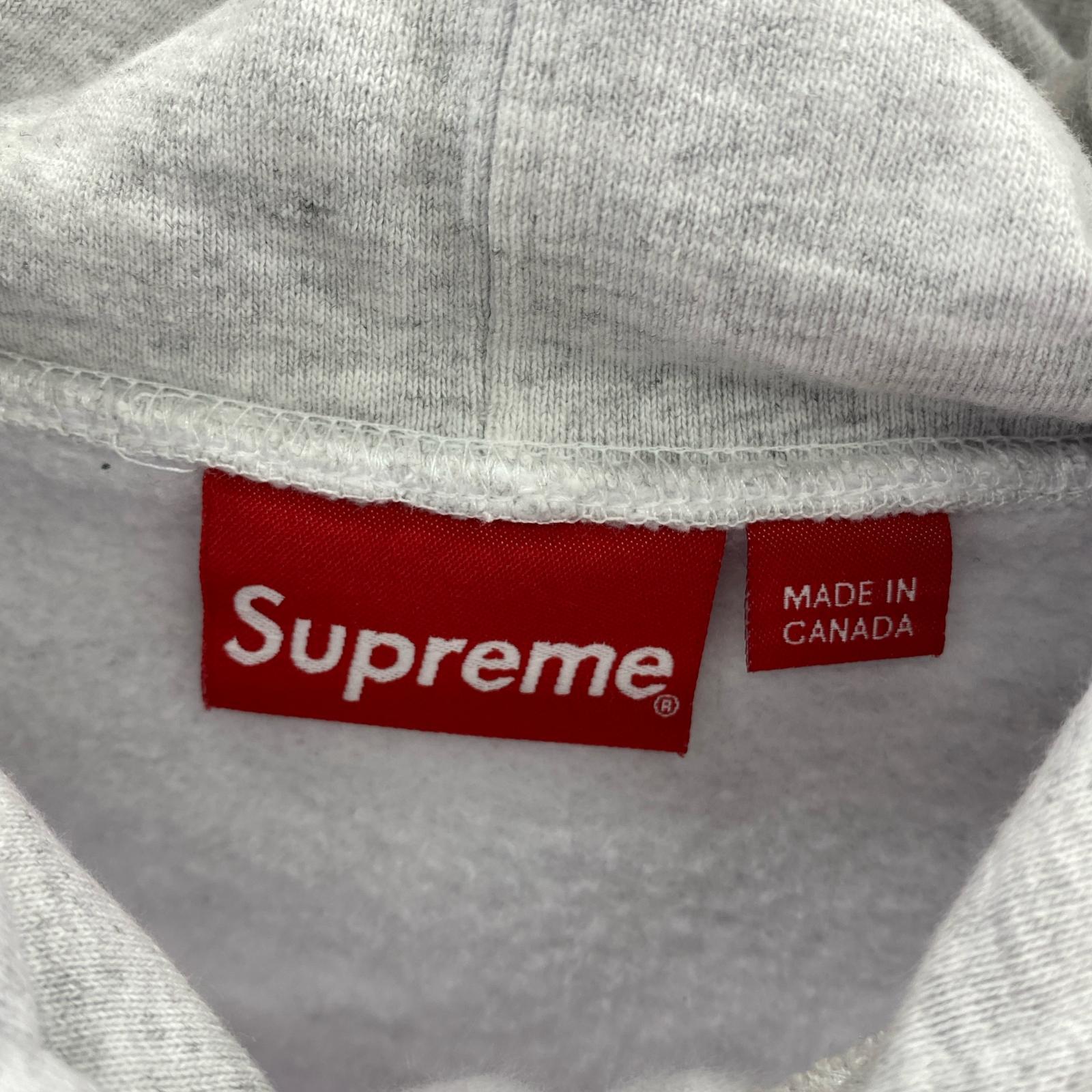 パーカー 22SS bling box logo hooded M グレー