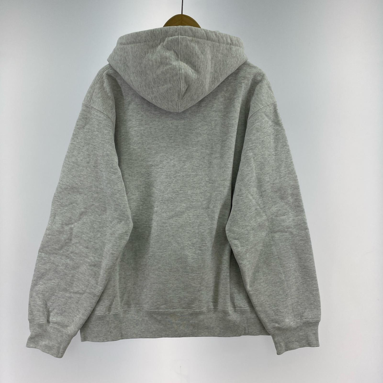 パーカー 22SS bling box logo hooded M グレー