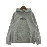 パーカー 22SS bling box logo hooded M グレー