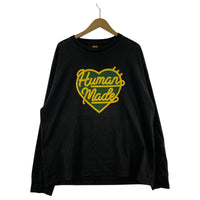 長袖Tシャツ HUMAN MADE 23AW Graphic L/S T-Shirt ハートプリントL/STee XL チャコール ブラック