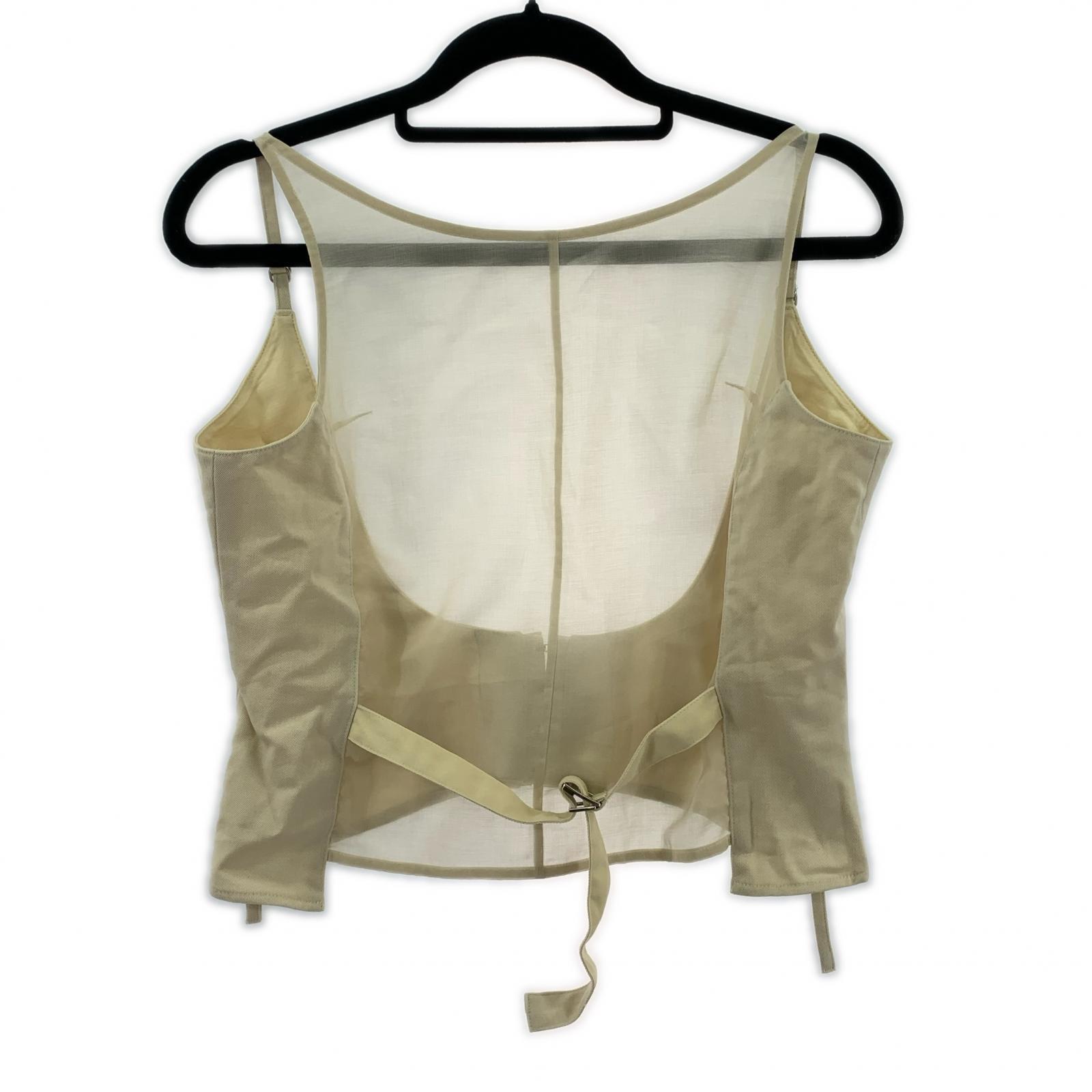 その他トップス Back and Front Gilet/ジレ/ベージュ 38 ベージュ