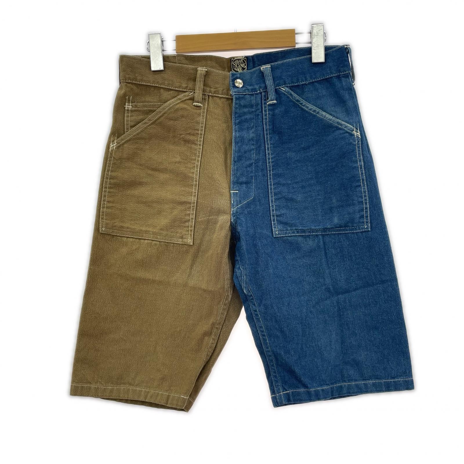 ショートパンツ LOT311 デニム切替ベイカーショーツ (30) 30