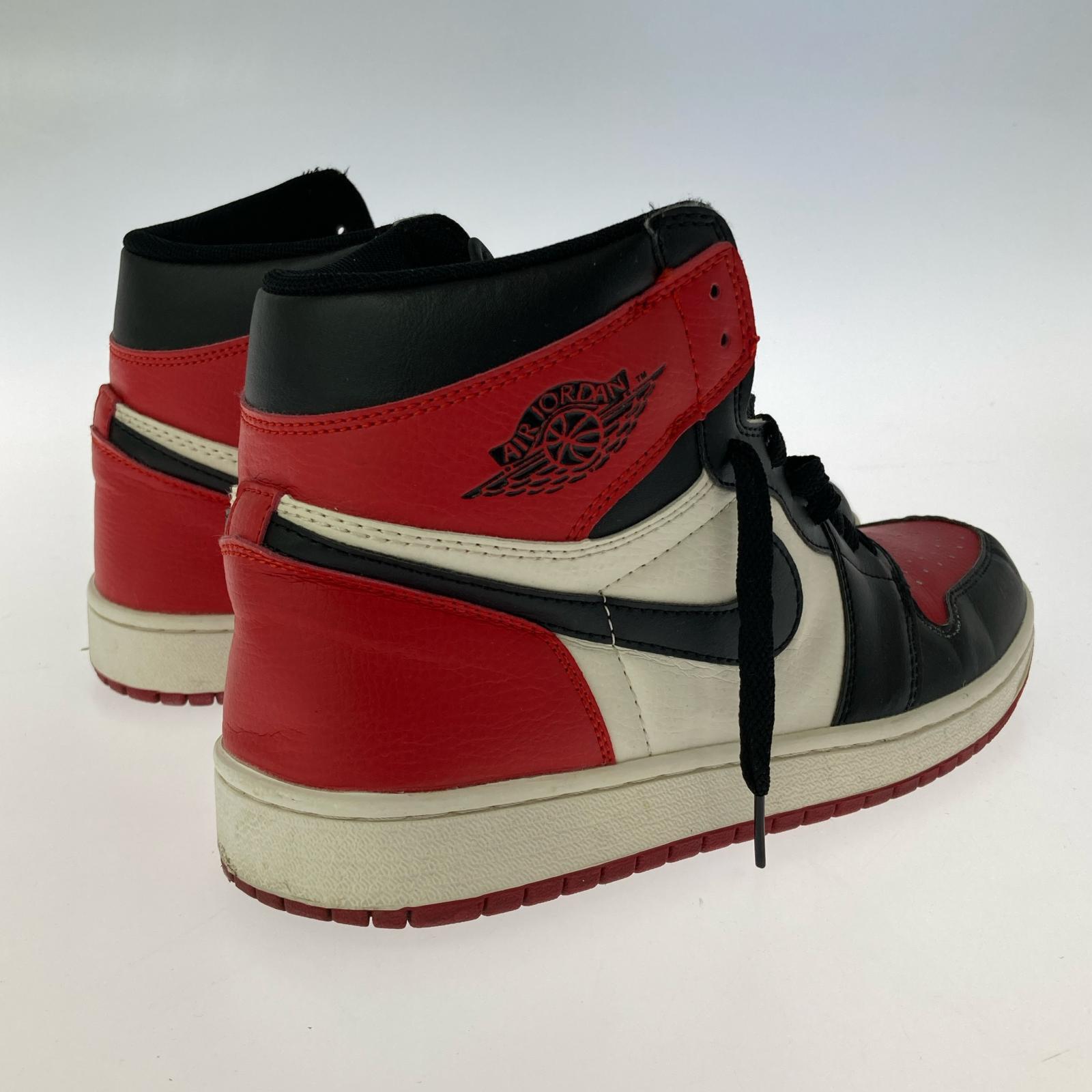 シューズ Air Jordan 1 Retro High OG Bred Toe 27.5cm (US9 1/2 UK9 EU45)