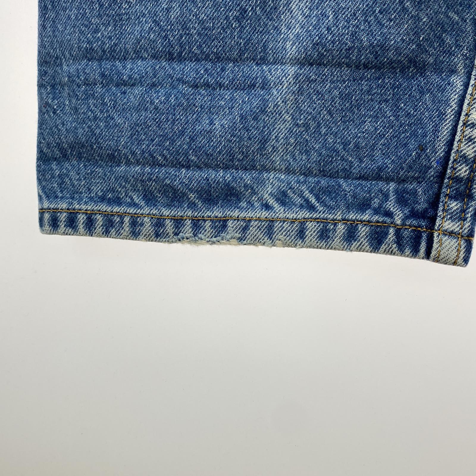 デニムパンツ ×Levi's 505 リメイクペイントデニム W36L34