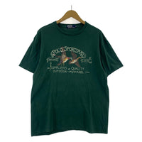 半袖Tシャツ 90s ハンティングプリント 緑(M) M