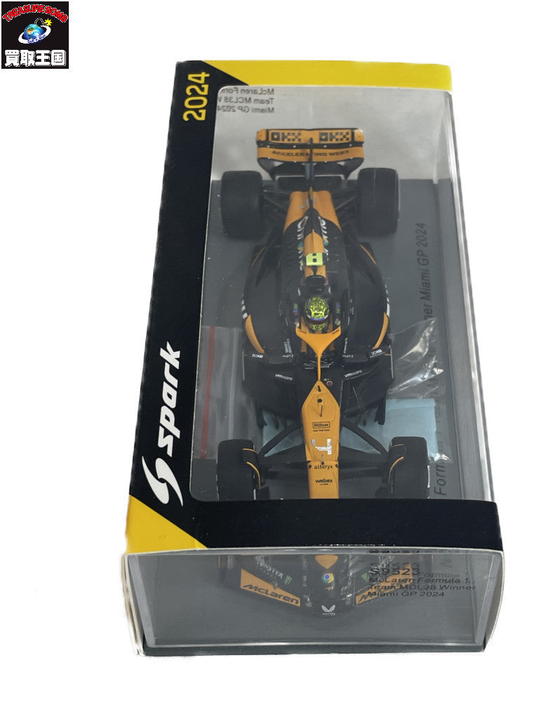 McLaren Formula MCL38 2024 Miami Winner スケールカー