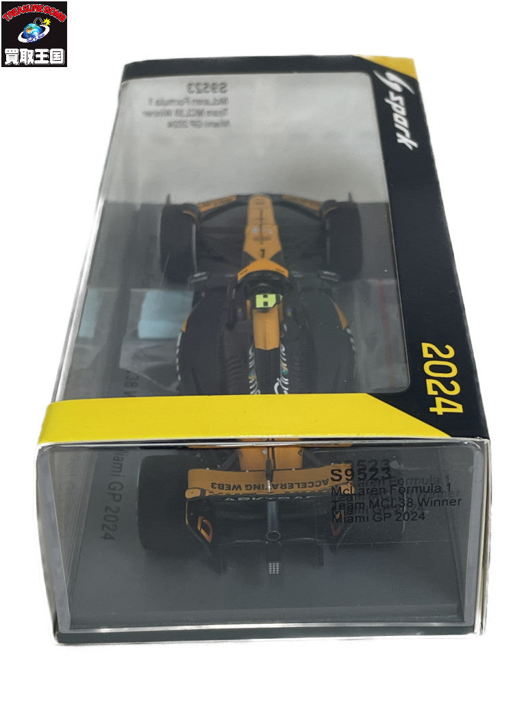McLaren Formula MCL38 2024 Miami Winner スケールカー