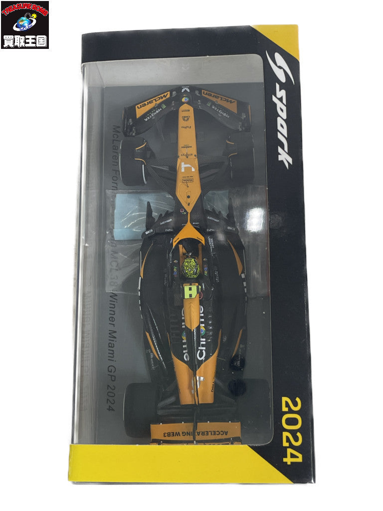 McLaren Formula MCL38 2024 Miami Winner スケールカー