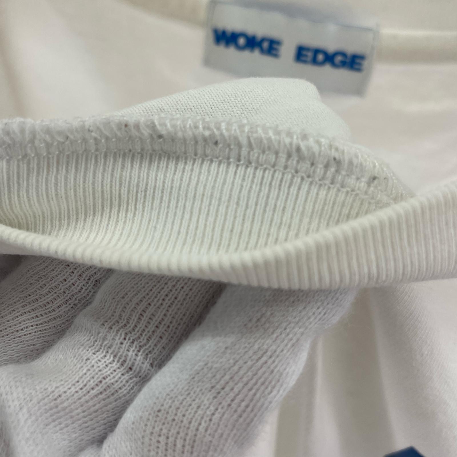 半袖Tシャツ WOKE EDGE ロゴプリントTee XL ホワイト