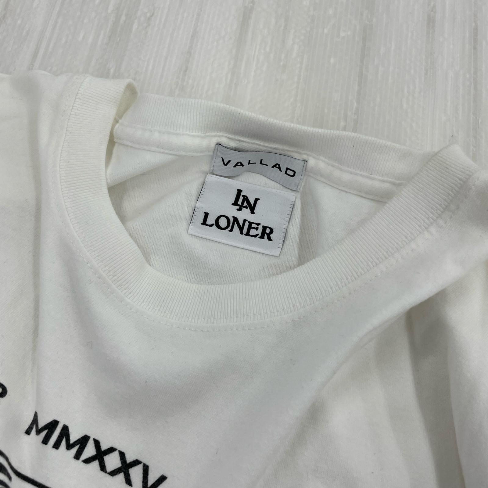 半袖Tシャツ VALLAD×LONER WORLD ROMANCE Tee ホワイト
