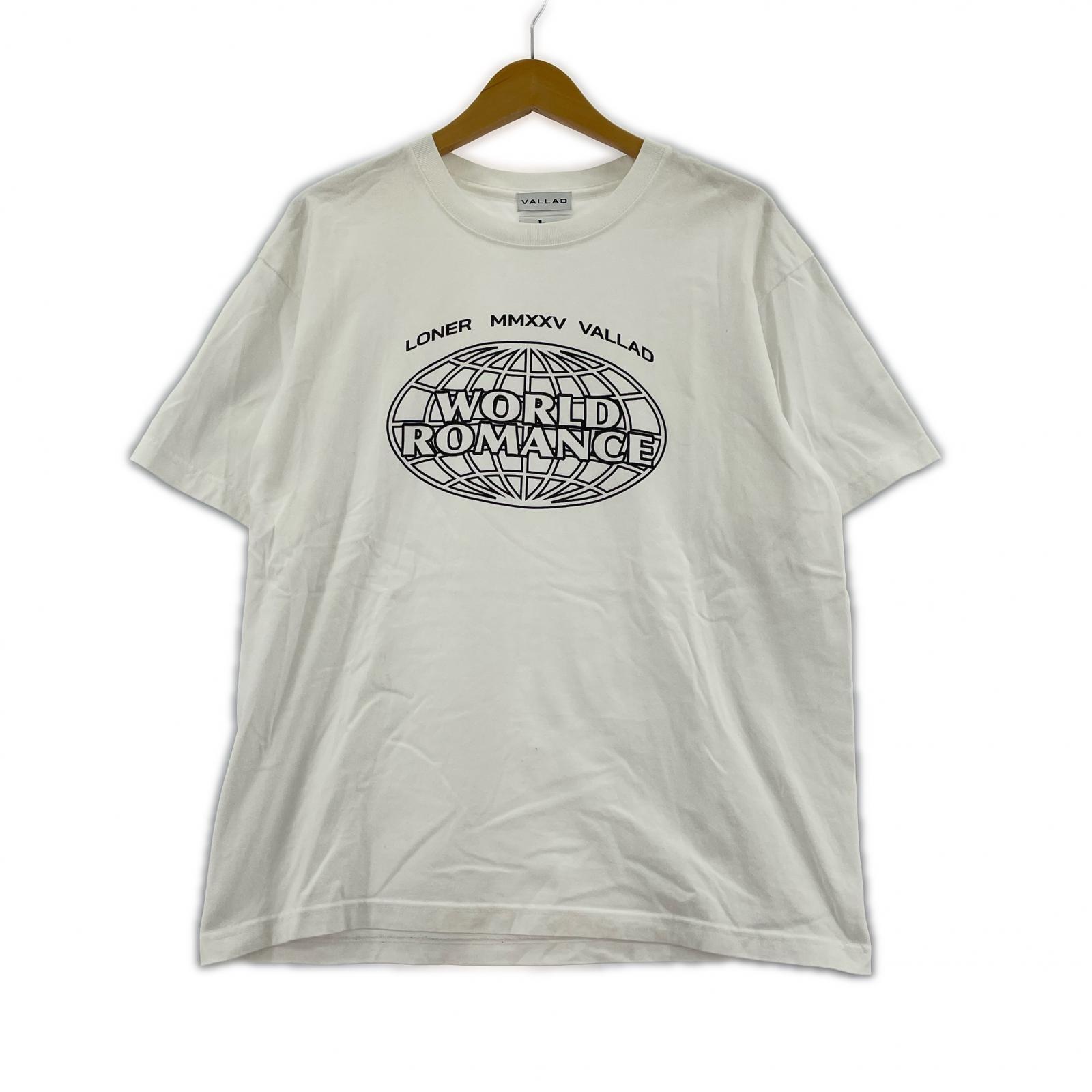 半袖Tシャツ VALLAD×LONER WORLD ROMANCE Tee ホワイト