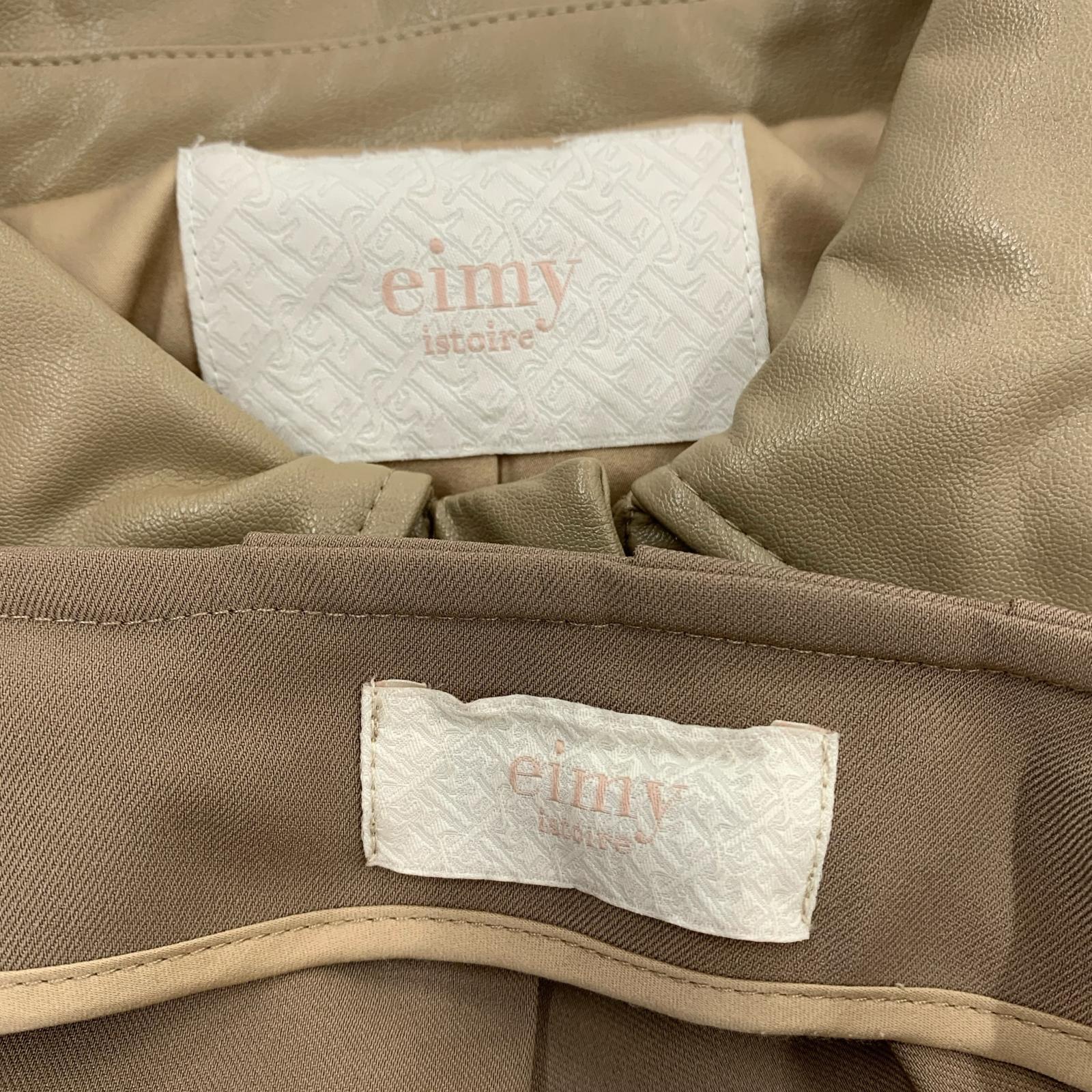 その他アウター eimy istoire ショートジャケット付きコート フリー ブラウン