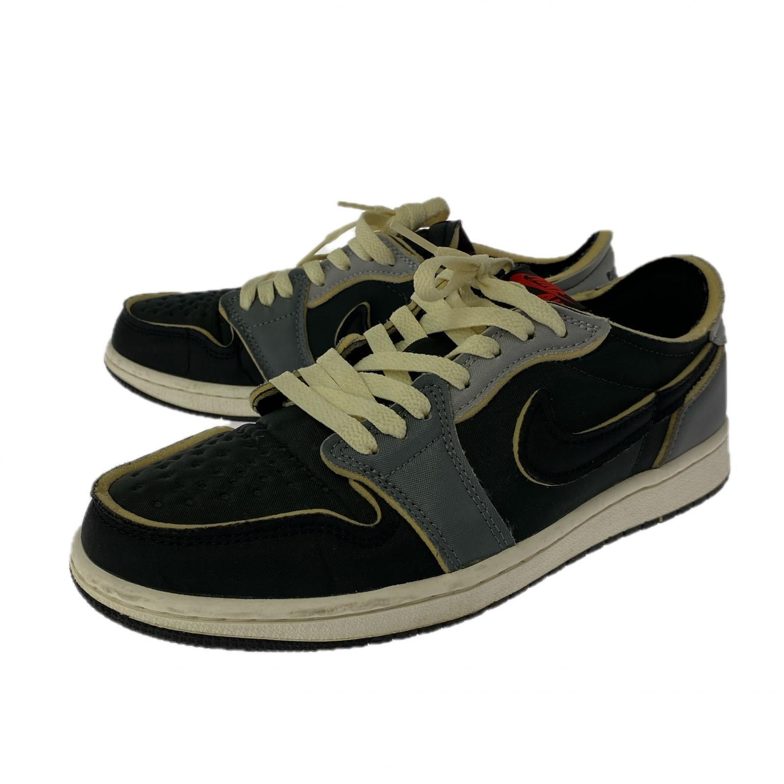 スニーカー AJ1 Low OG EX Black and Smoke Grey 26cm (US8 UK7 1/2 EU42) グレー
