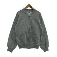 ブルゾン 90's RUSSELL ジップスウェットブルゾン M グレー