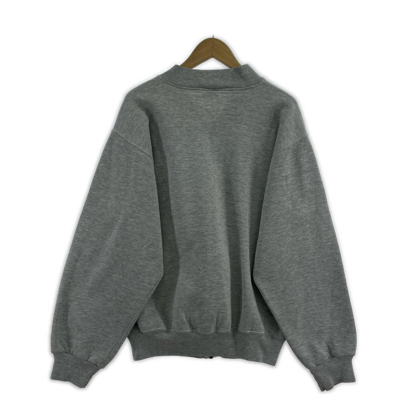 ブルゾン 90's RUSSELL ジップスウェットブルゾン M グレー