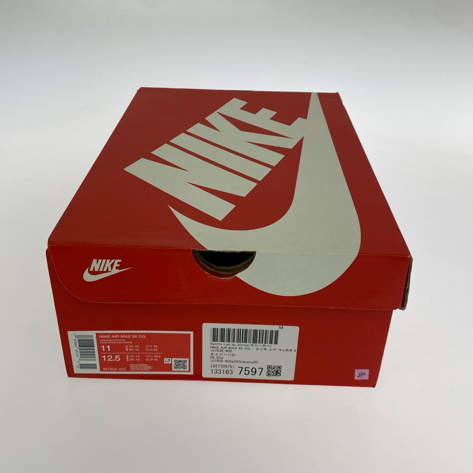 スニーカー Air Max 95 OG Big Bubble 29.0 29cm (US11 UK10 1/2 EU48) ネイビー