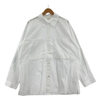 長袖シャツ Chambray Gusset PKT Shirt/BHS24S004C70 ホワイト