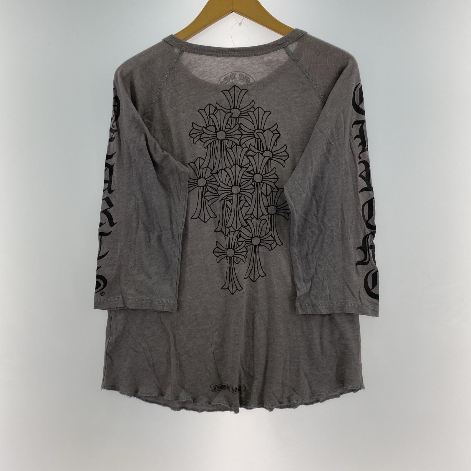 長袖Tシャツ ヘンリーネック ダガー グレー(L) グレー