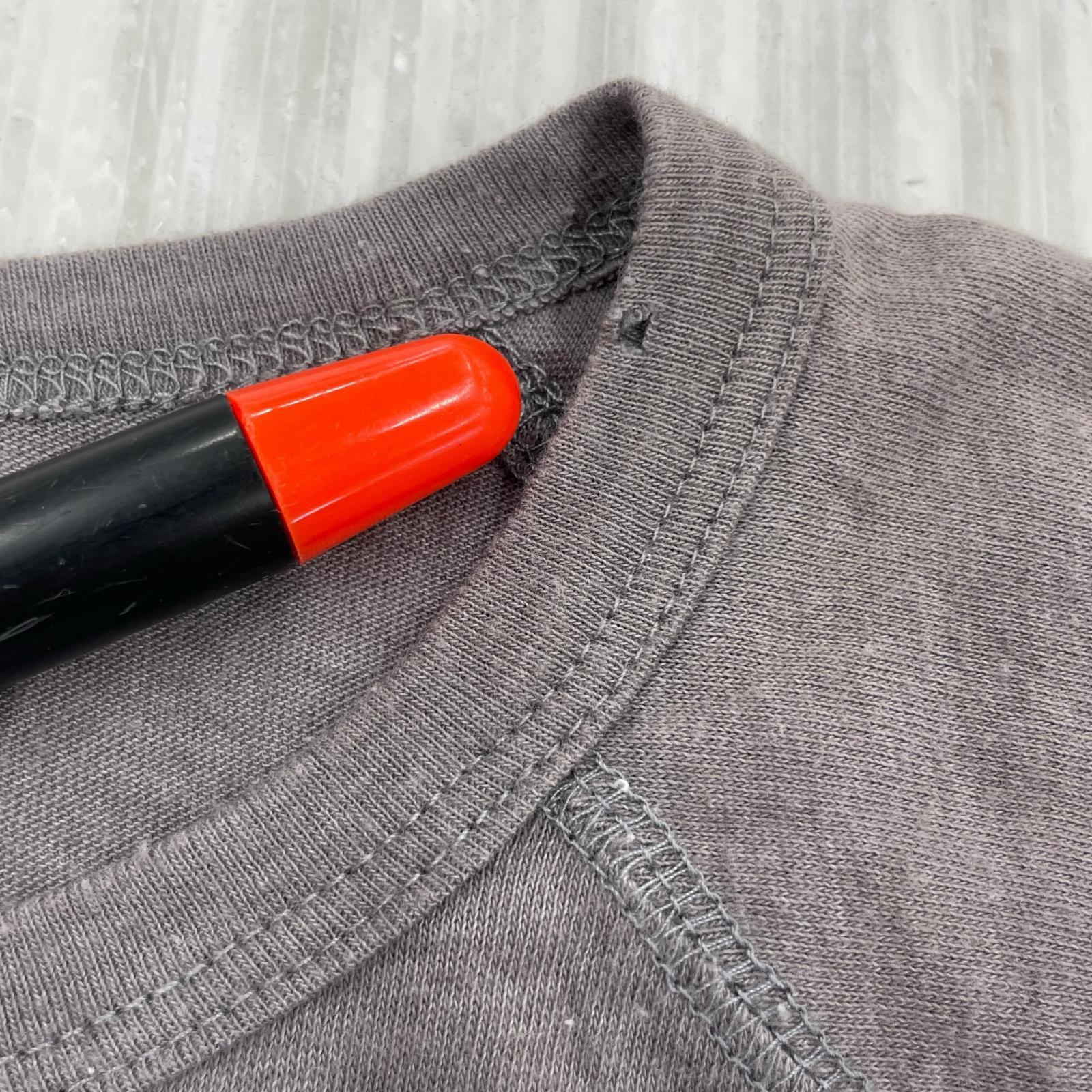 長袖Tシャツ ヘンリーネック ダガー グレー(L) グレー