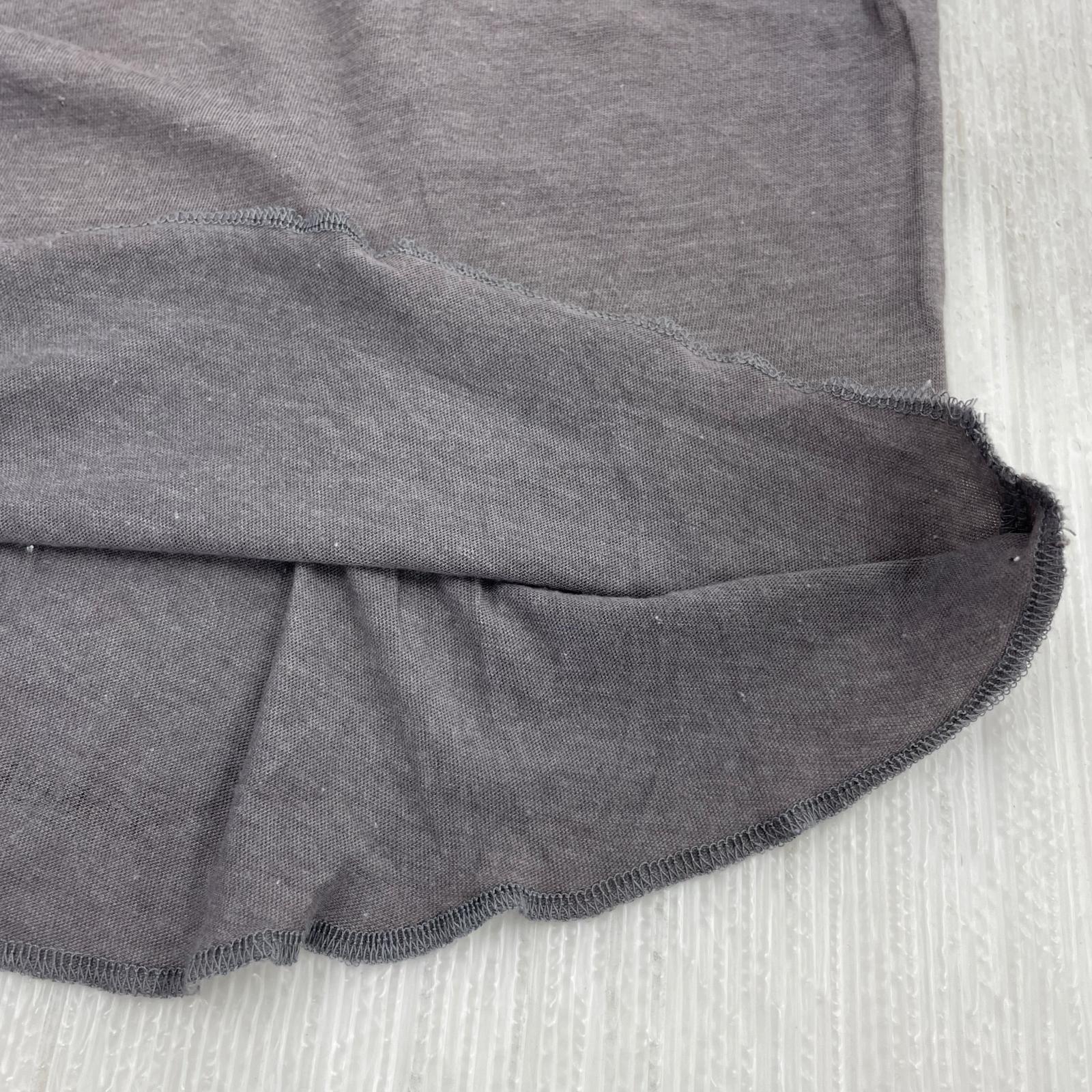 長袖Tシャツ ヘンリーネック ダガー グレー(L) グレー