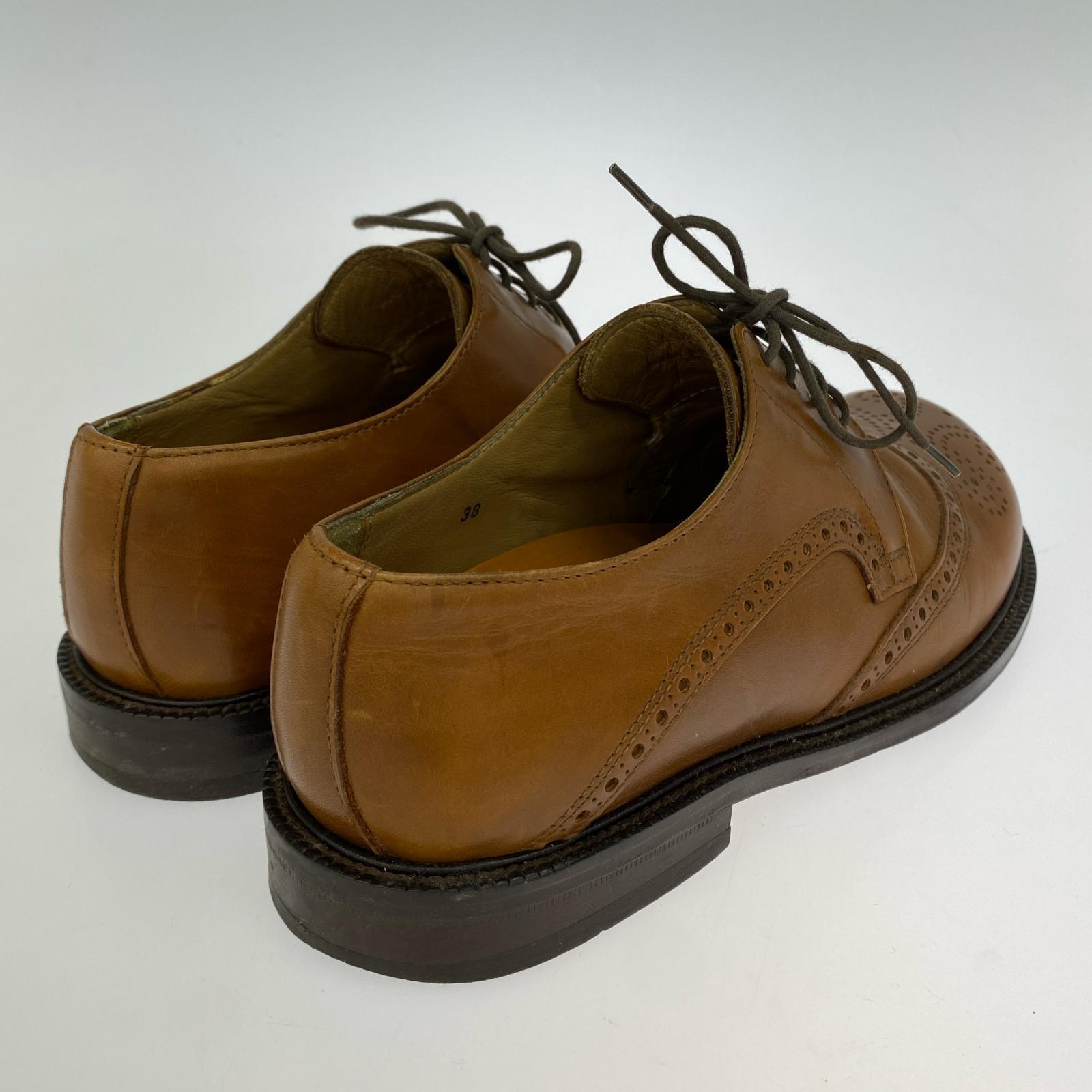 シューズ Footprints ドレスシューズ 24.5cm 茶 ブラウン