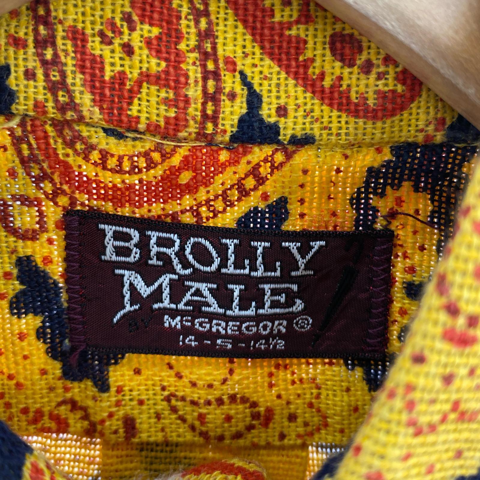 半袖シャツ 60's McGREGOR BROLLY MALE 半袖シャツ オレンジ