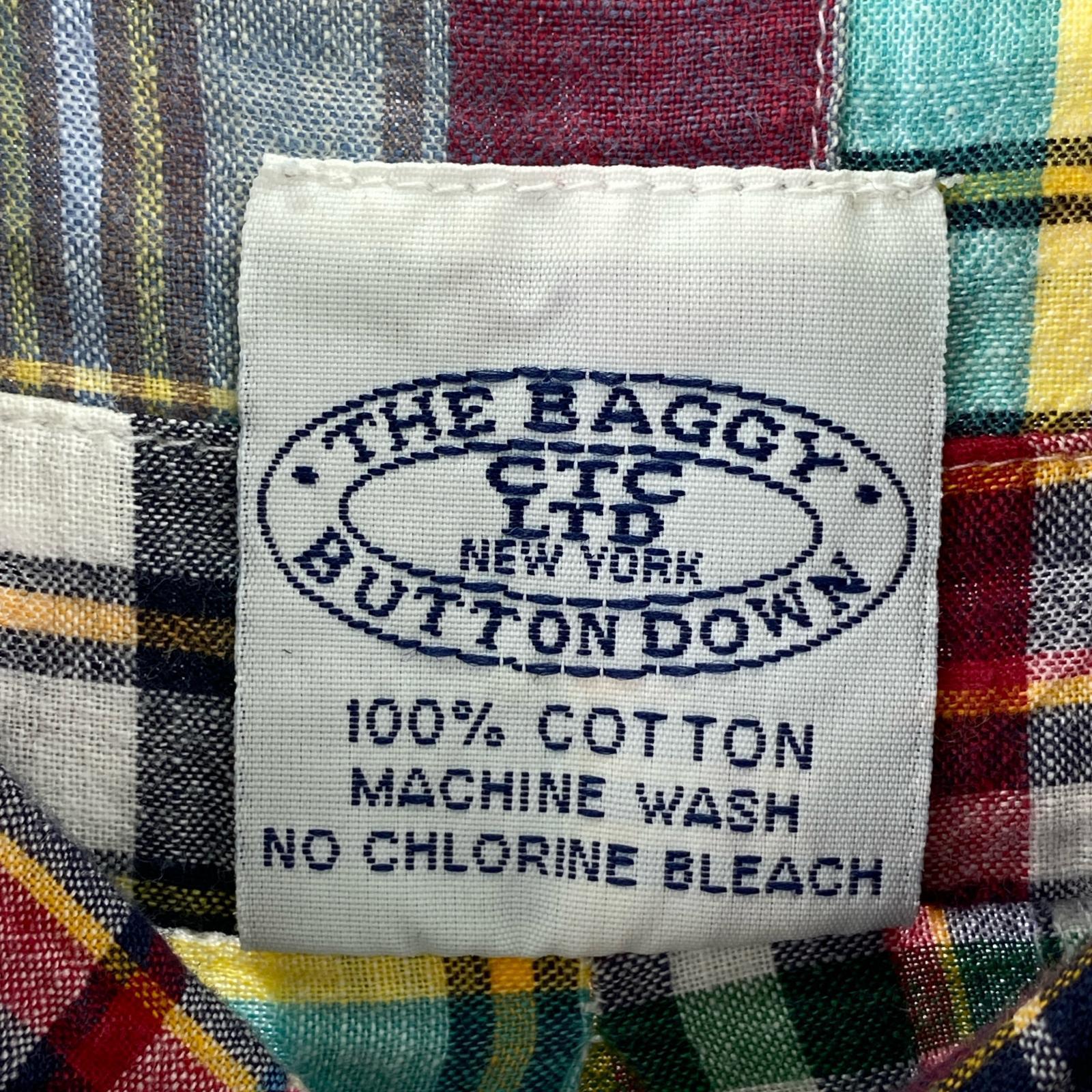 半袖シャツ USA製 THE BAGGY 90s L マルチカラー