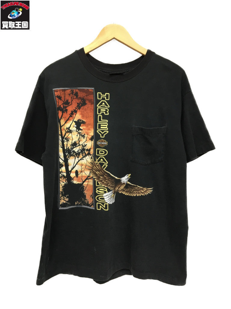 半袖Tシャツ 90s Mcdonald ポケットT blk L