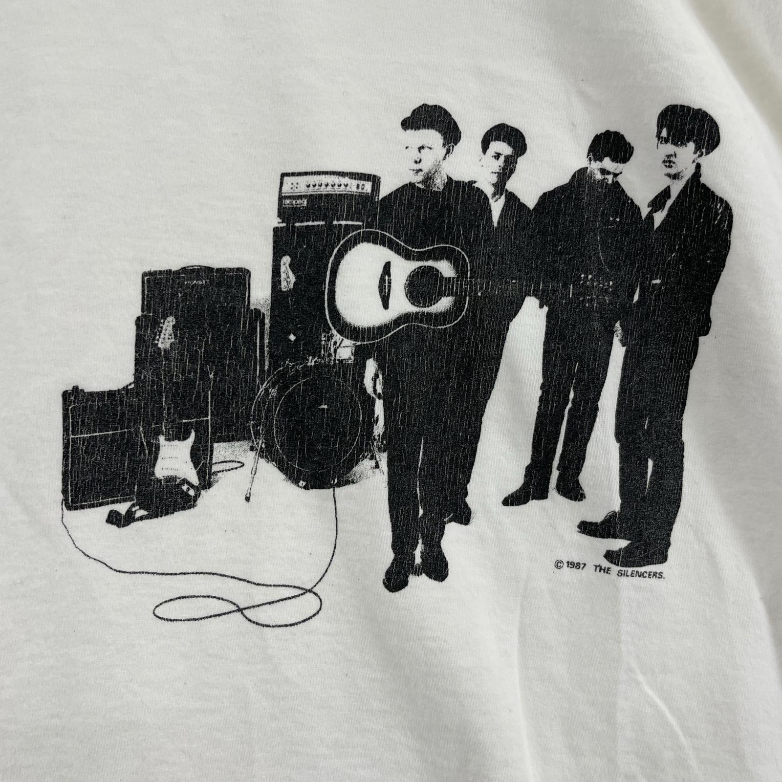 半袖Tシャツ 80s SILENCERS HWT ホワイト
