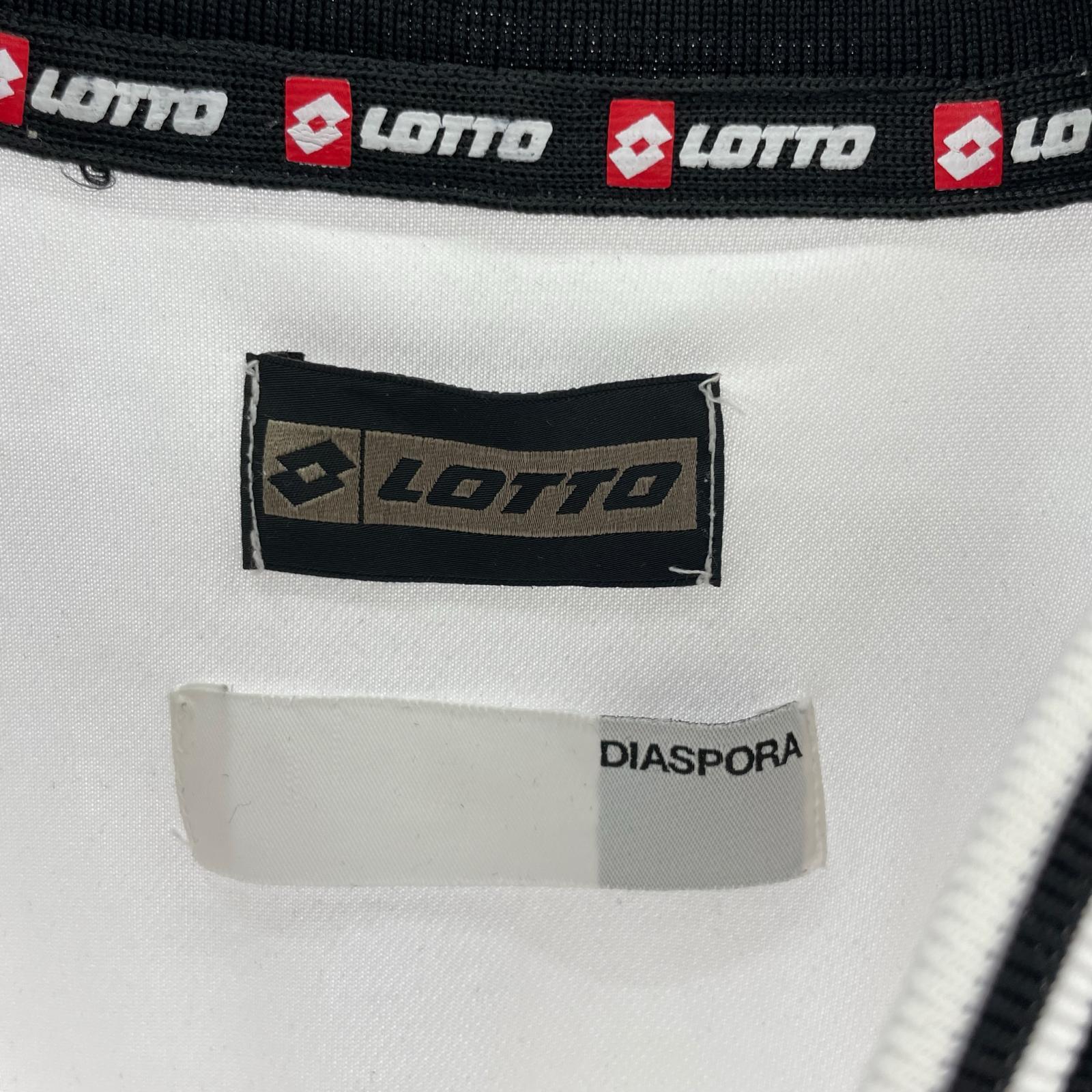 ジャージ Diaspora Skateboards×Lotto 汚れ L ホワイト
