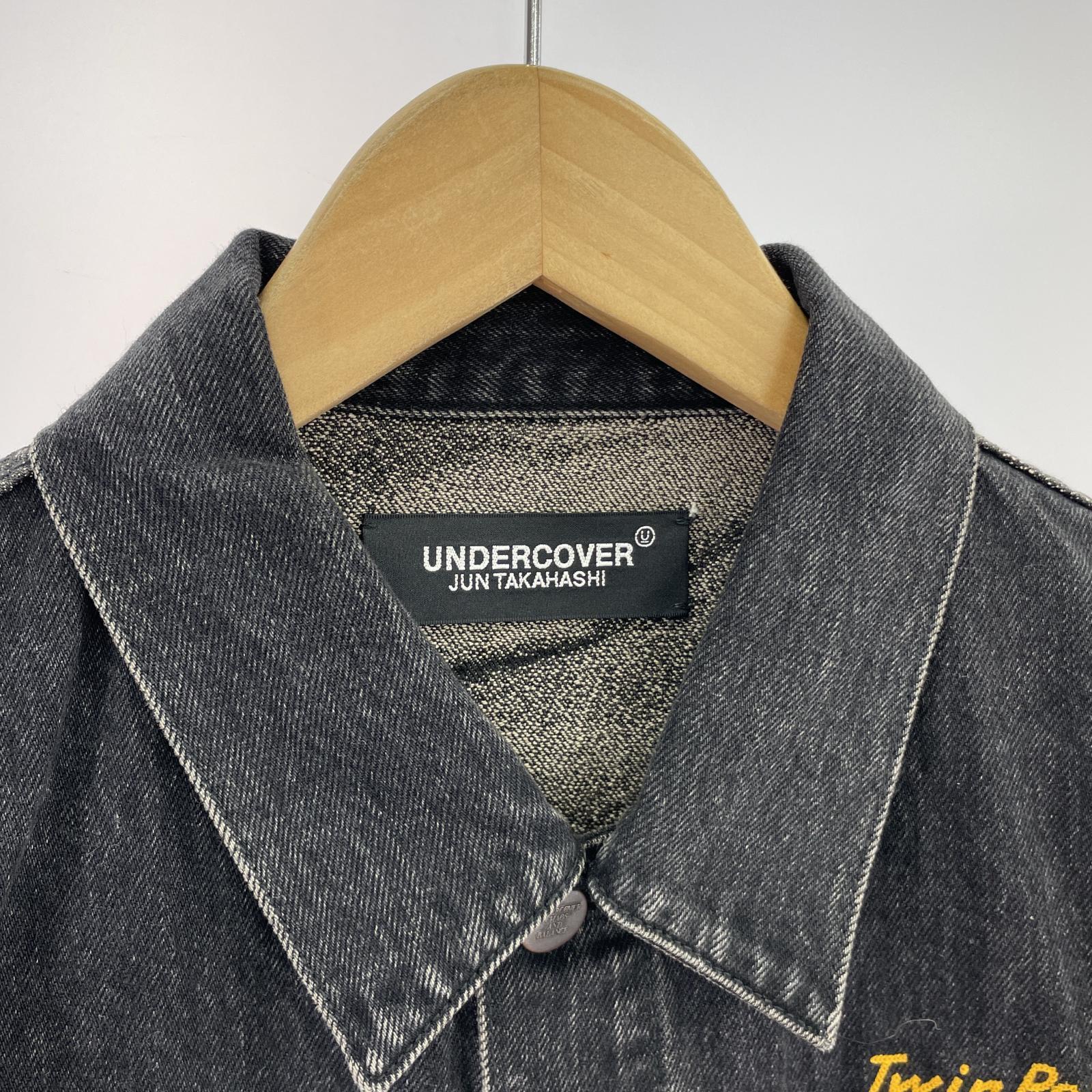 ジャケット UNDERCOVER 24AW TWIN PEAKS ブラックデニムジャケット 4 ブラック 4 ブラック