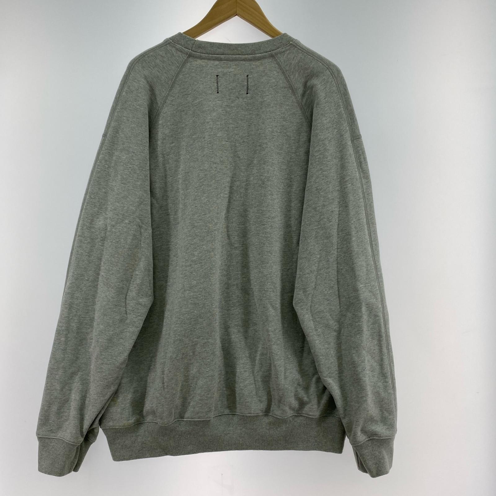 スウェット MIDWEIGHT TERRY RELAXED CREWNECK L グレー