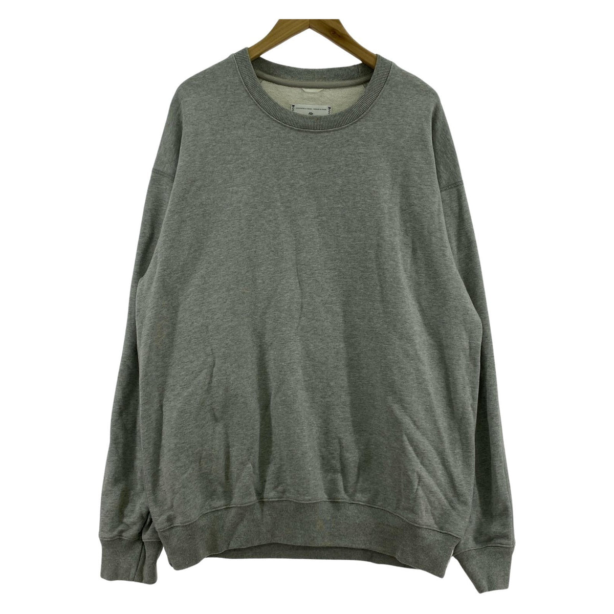 スウェット MIDWEIGHT TERRY RELAXED CREWNECK L グレー