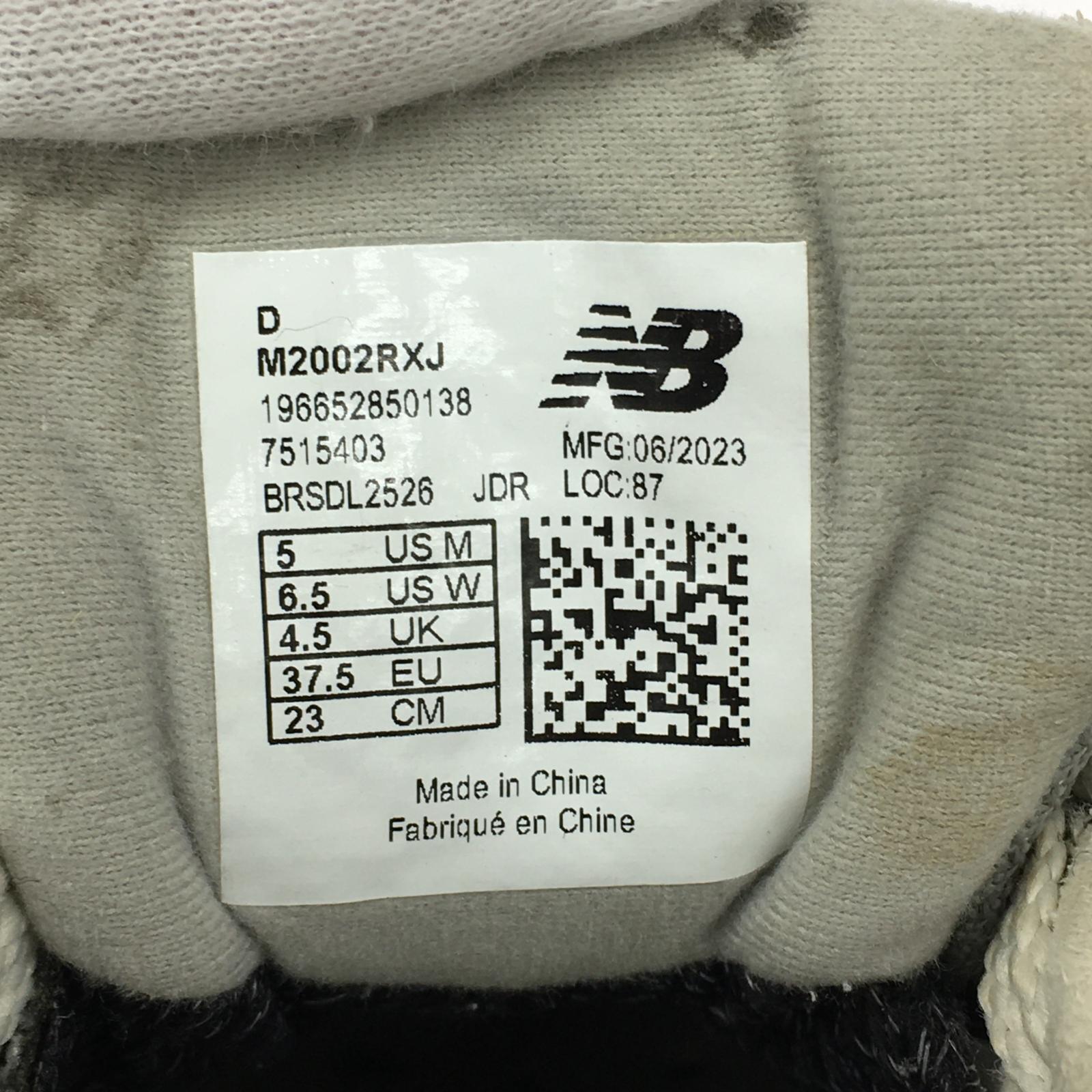 スニーカー M2002RXJ/GORE-TEX/グレー/23cm 23cm (US5 UK4 1/2 EU36) グレー