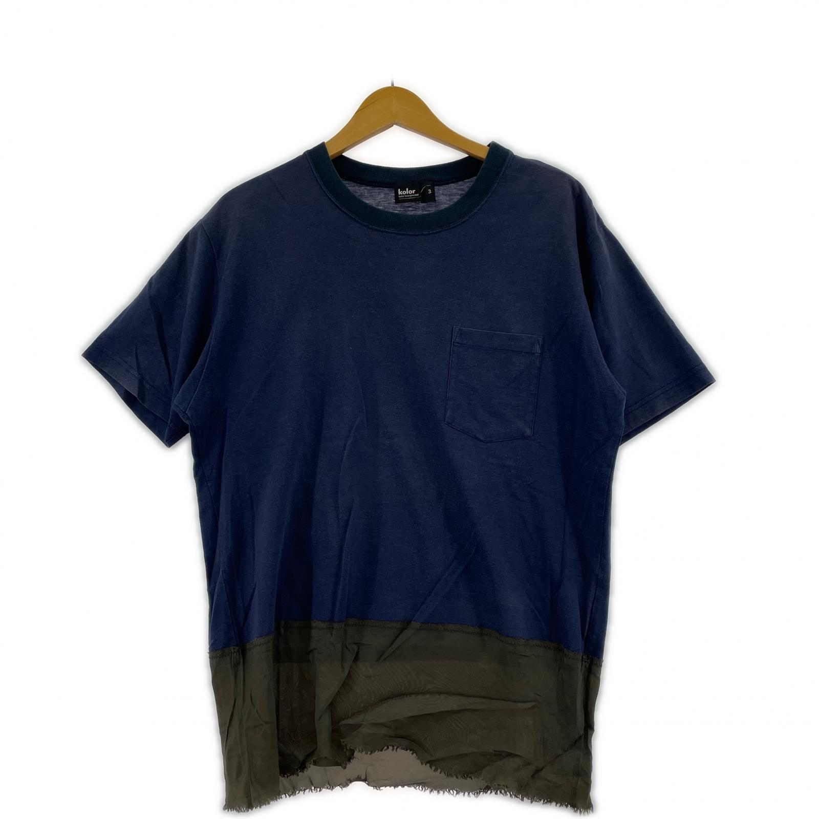 半袖Tシャツ ポケットT 紺 (3) 3
