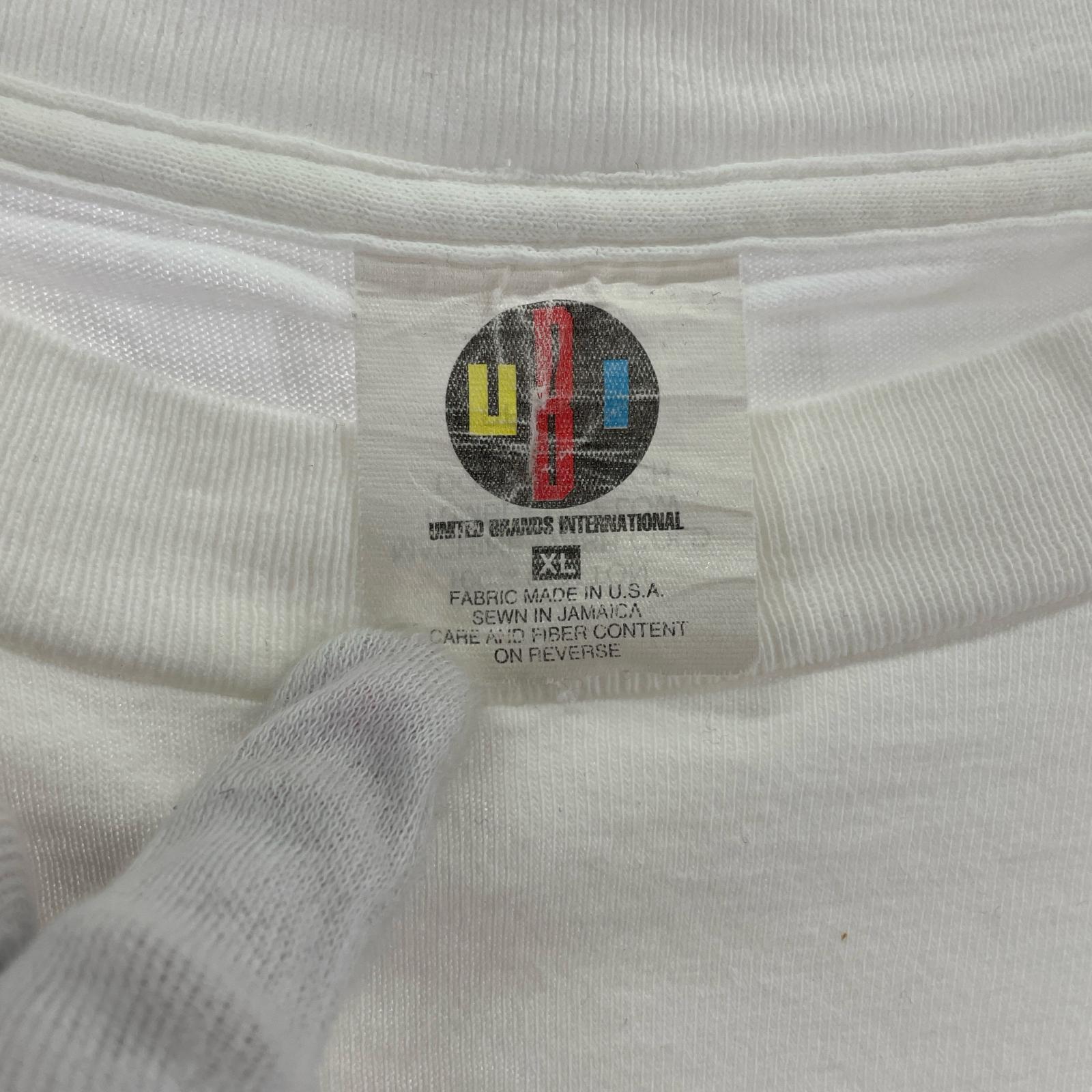 半袖Tシャツ 90s USA製 GETS HURT (XL) 白 ホワイト