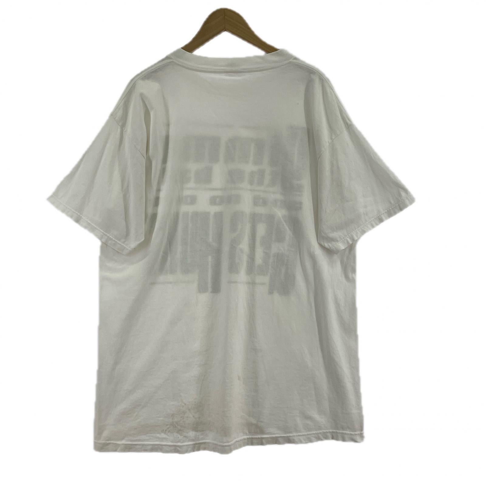 半袖Tシャツ 90s USA製 GETS HURT (XL) 白 ホワイト