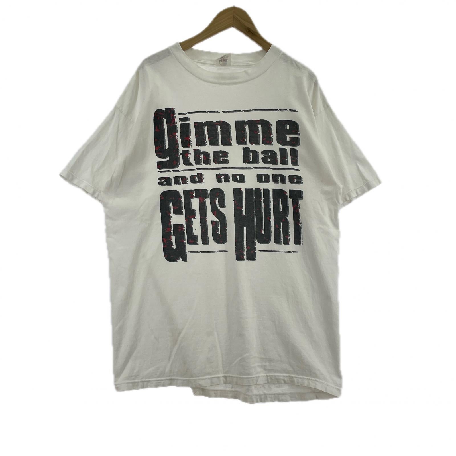 半袖Tシャツ 90s USA製 GETS HURT (XL) 白 ホワイト