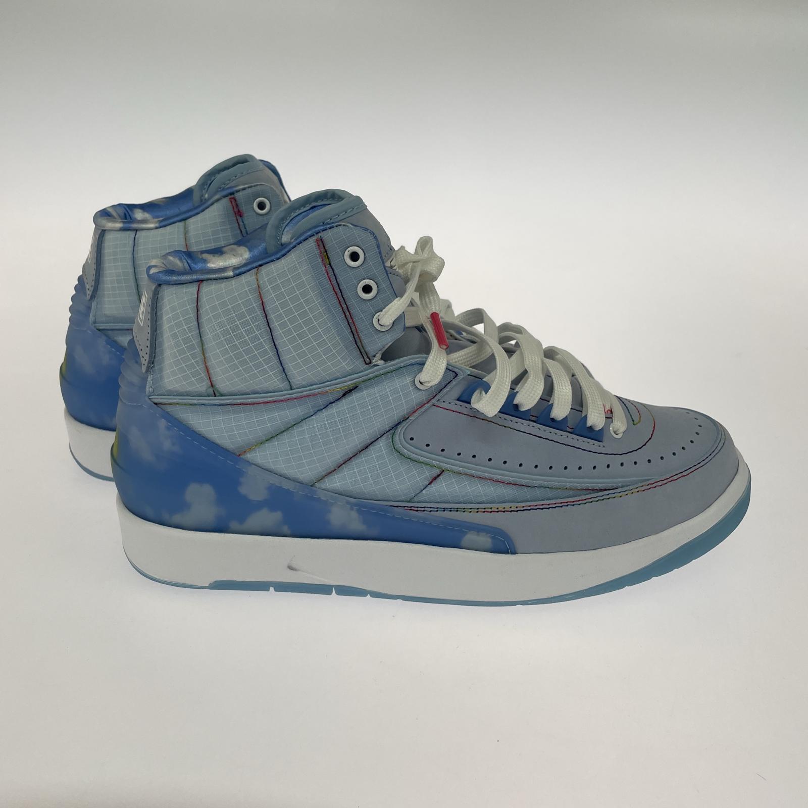 スニーカー ×J Balvin AIR JORDAN 2 RETRO SP (26.5) 26.5cm (US8 1/2 UK8 EU43) ブルー