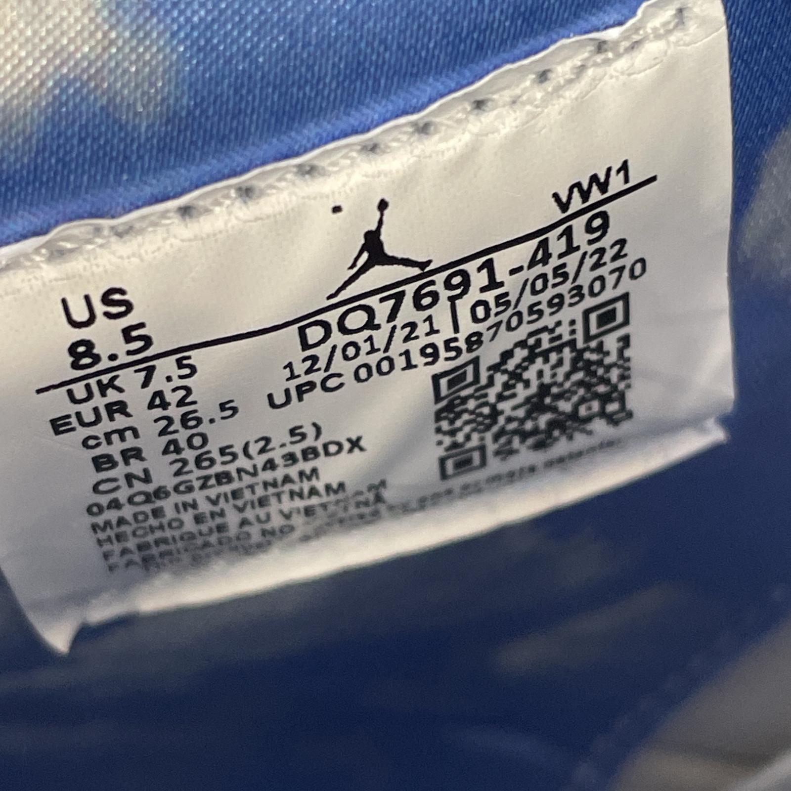 スニーカー ×J Balvin AIR JORDAN 2 RETRO SP (26.5) 26.5cm (US8 1/2 UK8 EU43) ブルー