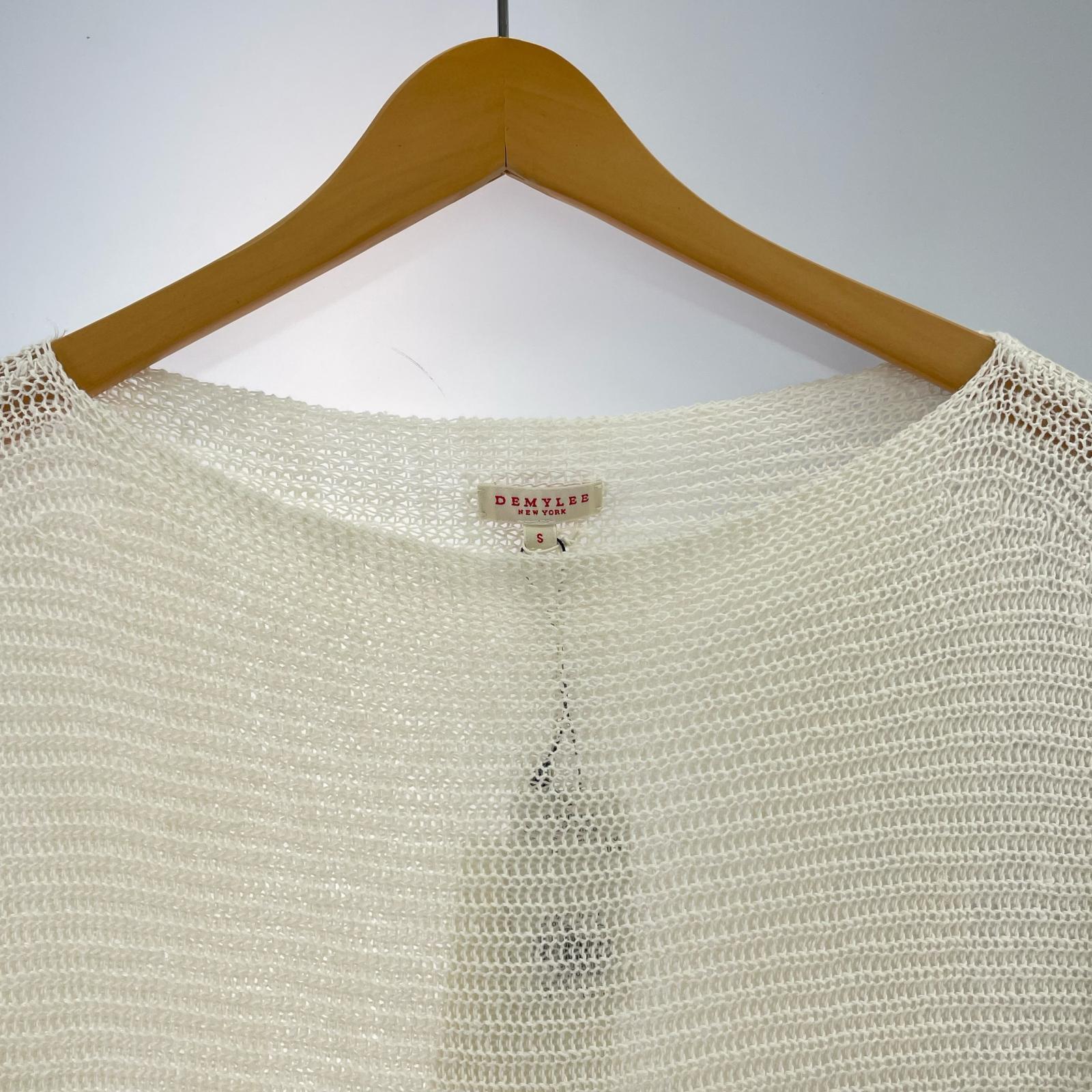 半袖Tシャツ ニットカットソー ベージュ S ベージュ