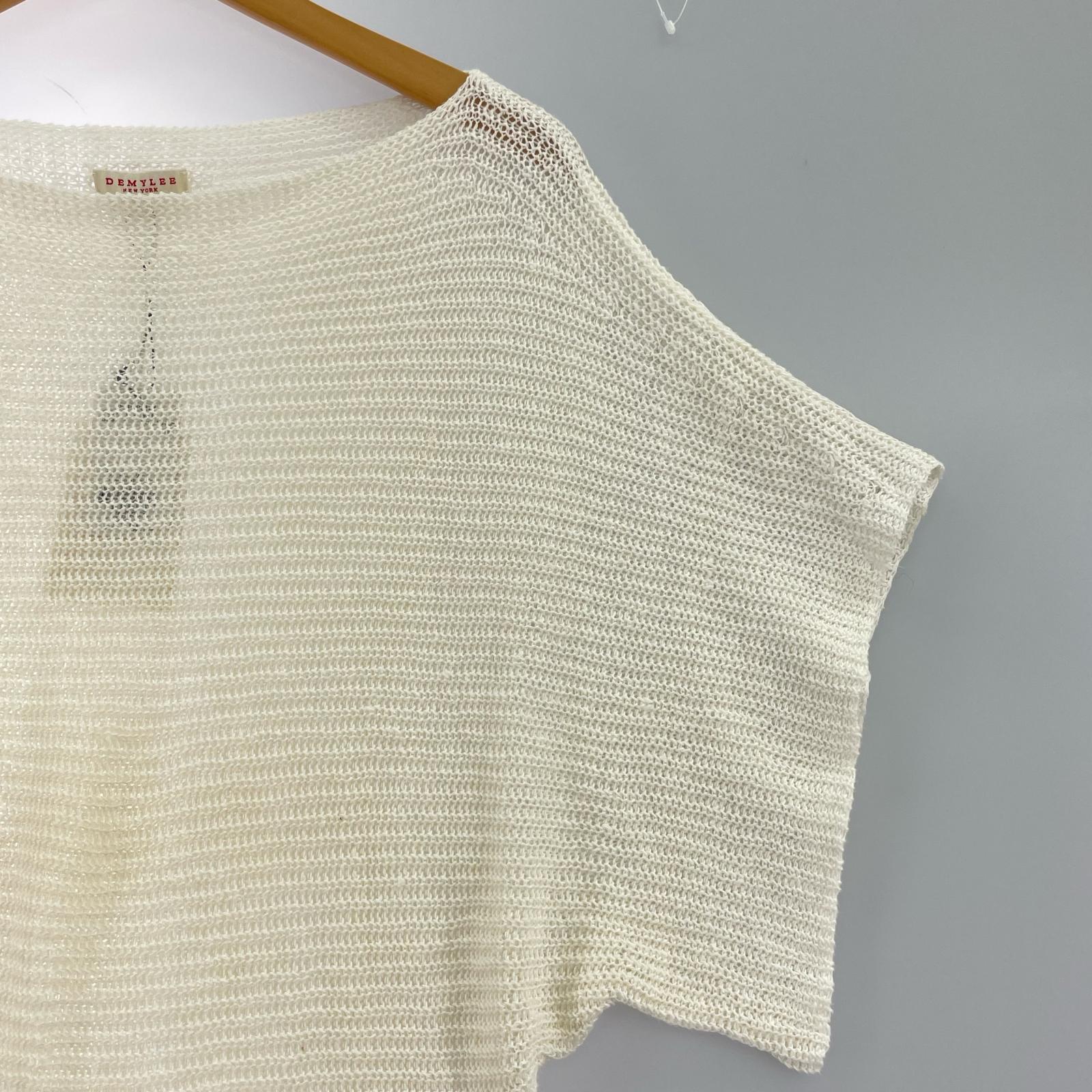 半袖Tシャツ ニットカットソー ベージュ S ベージュ