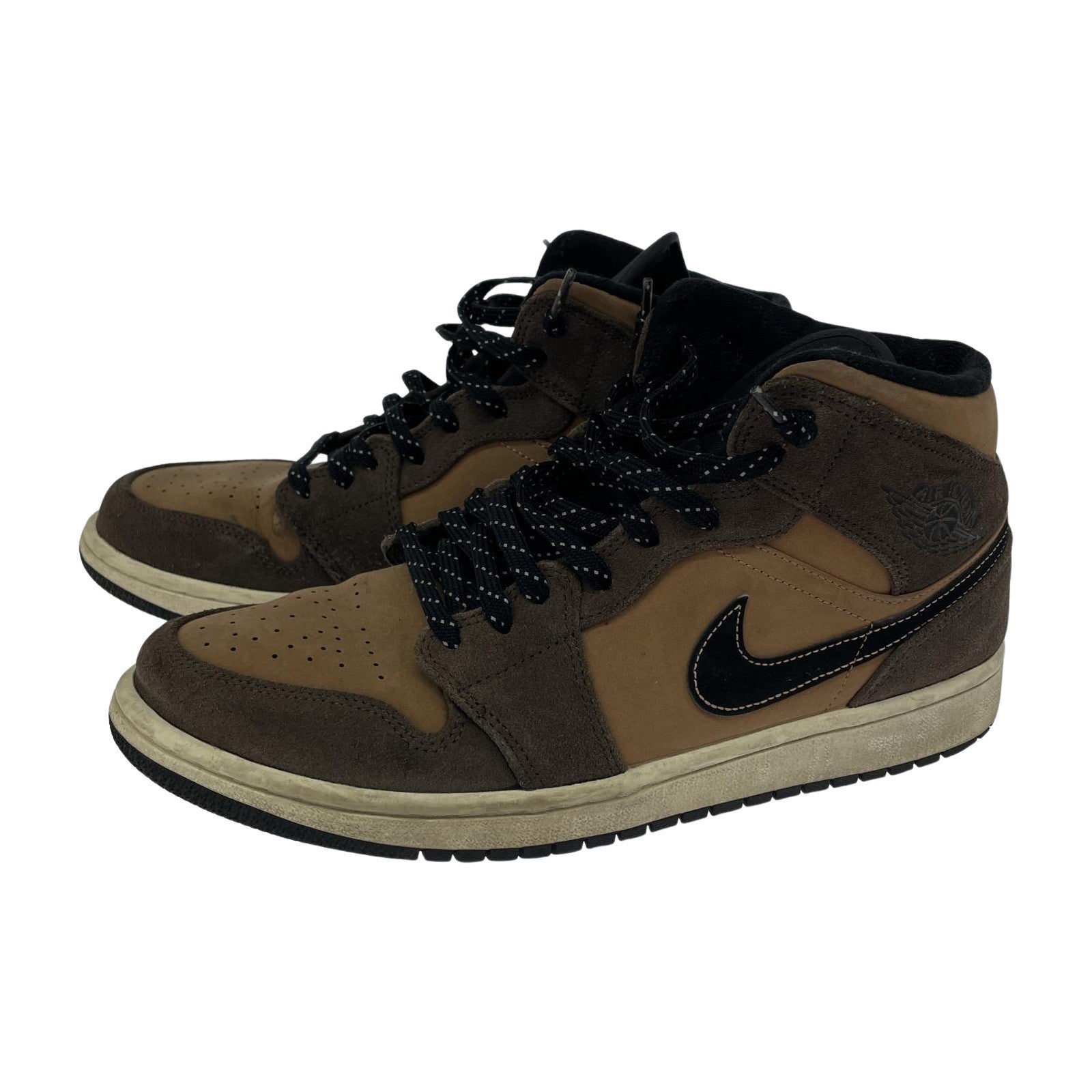 スニーカー AIR JORDAN 1 MID ブラウン (27.5) 27.5cm (US9 1/2 UK9 EU45) ブラウン