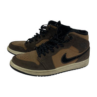 スニーカー AIR JORDAN 1 MID ブラウン (27.5) 27.5cm (US9 1/2 UK9 EU45) ブラウン
